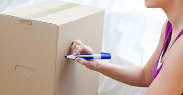 label your moving boxes