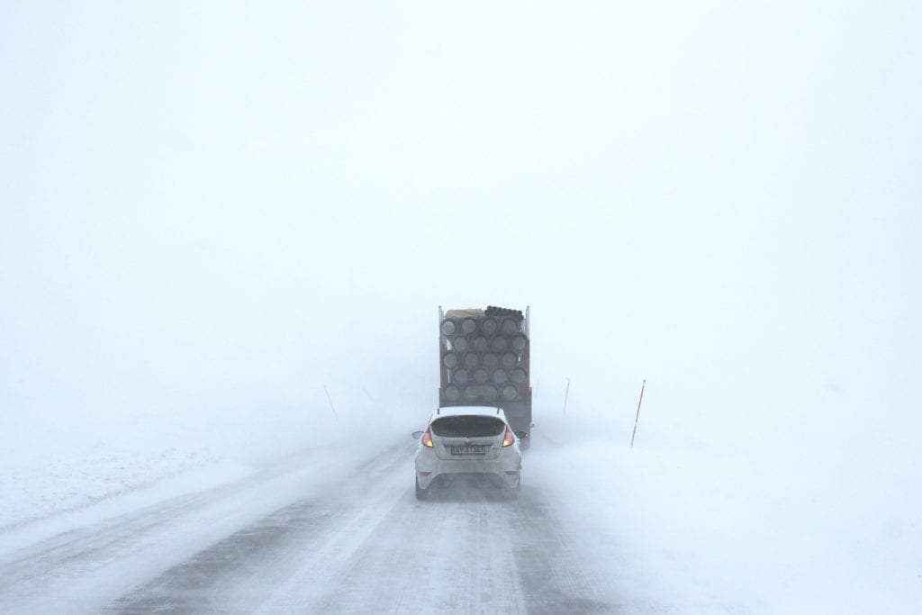 moving in bad weather